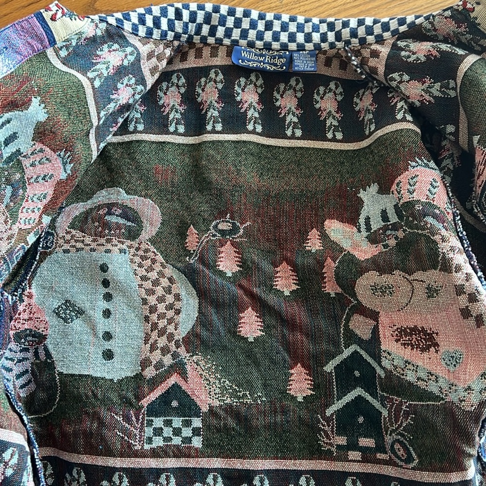 Willow Ridge Snowman Tapestry Jacket - Picture 9 of 9